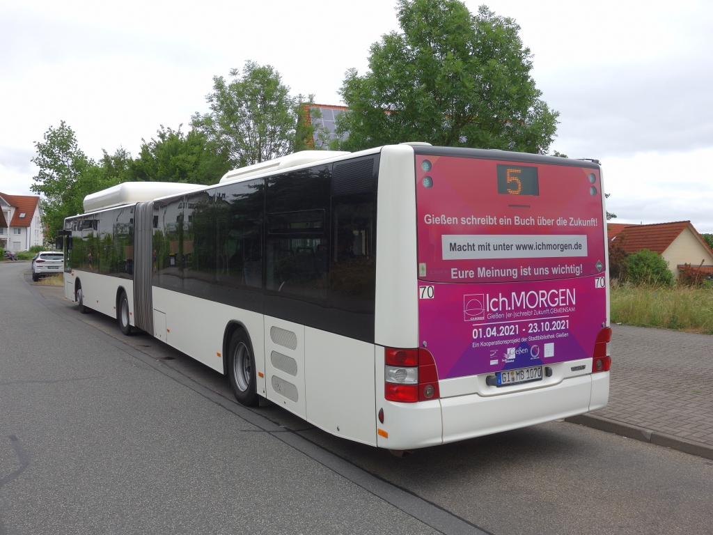 Hesse, MAN A23 Lion's City G NG313 CNG # 70