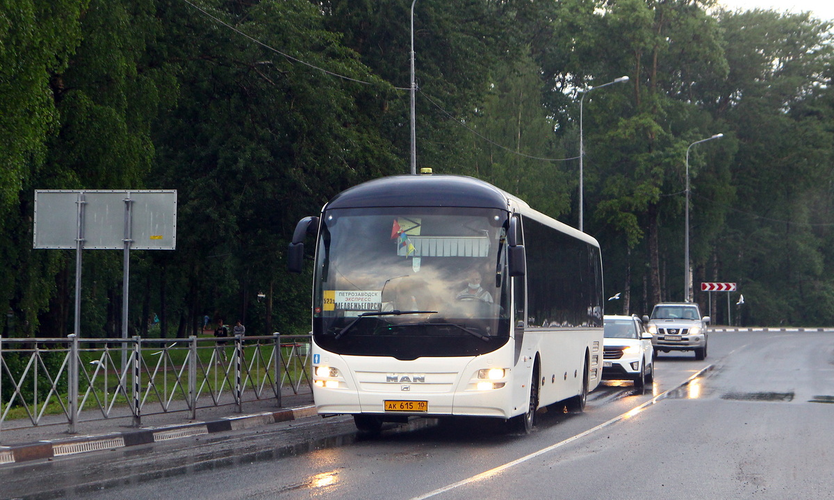 Карелия, MAN R14 Lion's Regio C ÜL*** C № АК 615 10