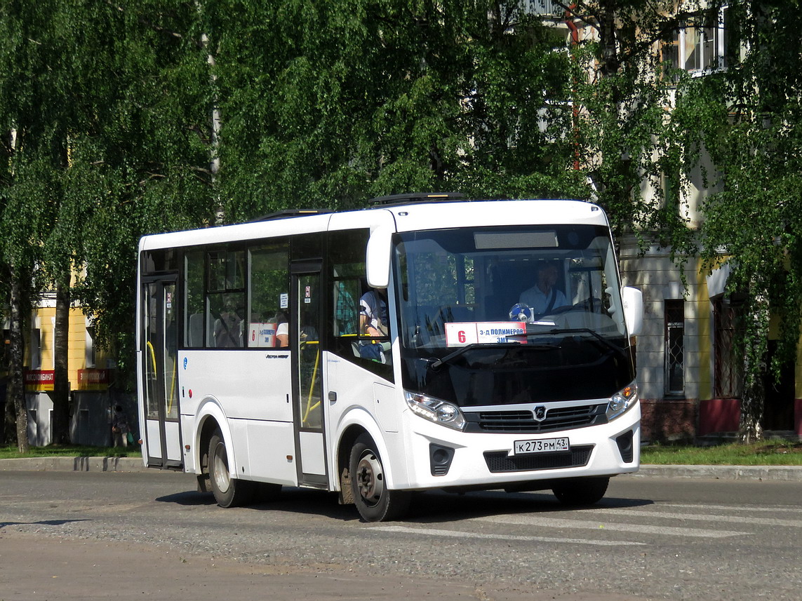 Kirovi terület, PAZ-320435-04 "Vector Next" sz.: К 273 РМ 43