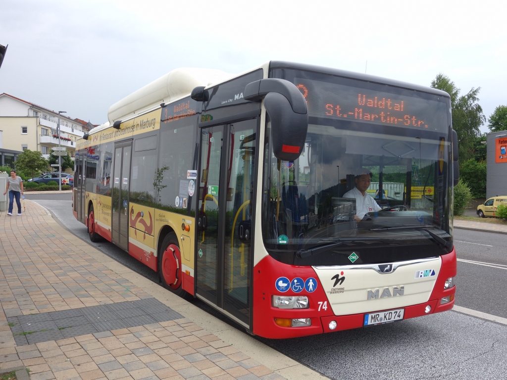 Germany, MAN A21 Lion's City NL313 CNG # 74