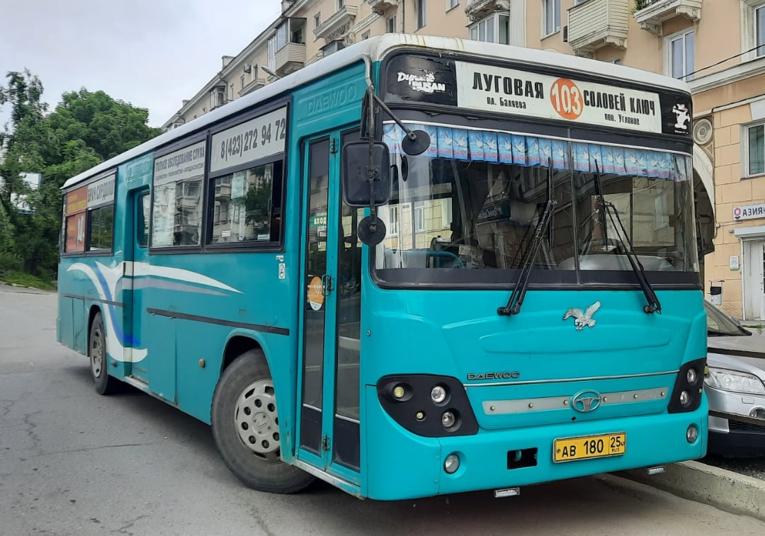 Приморский край, Daewoo BS106 Royal City (Busan) № АВ 180 25