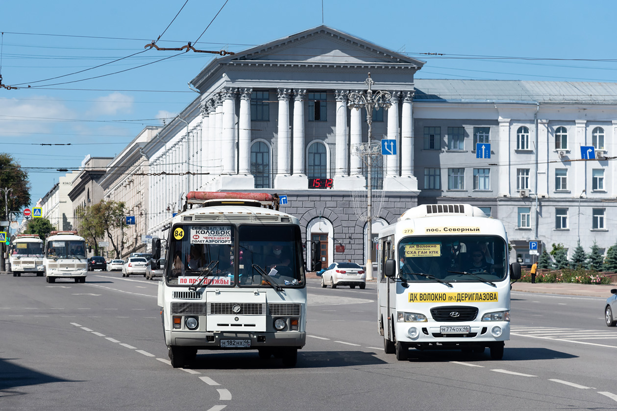 Курская область, ПАЗ-32053 № Н 182 НХ 46; Курская область, Hyundai County SWB C08 (ТагАЗ) № Н 774 ОХ 46
