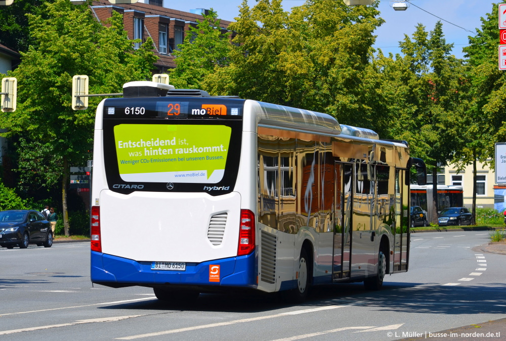 Северный Рейн-Вестфалия, Mercedes-Benz Citaro C2 LE hybrid № 6150