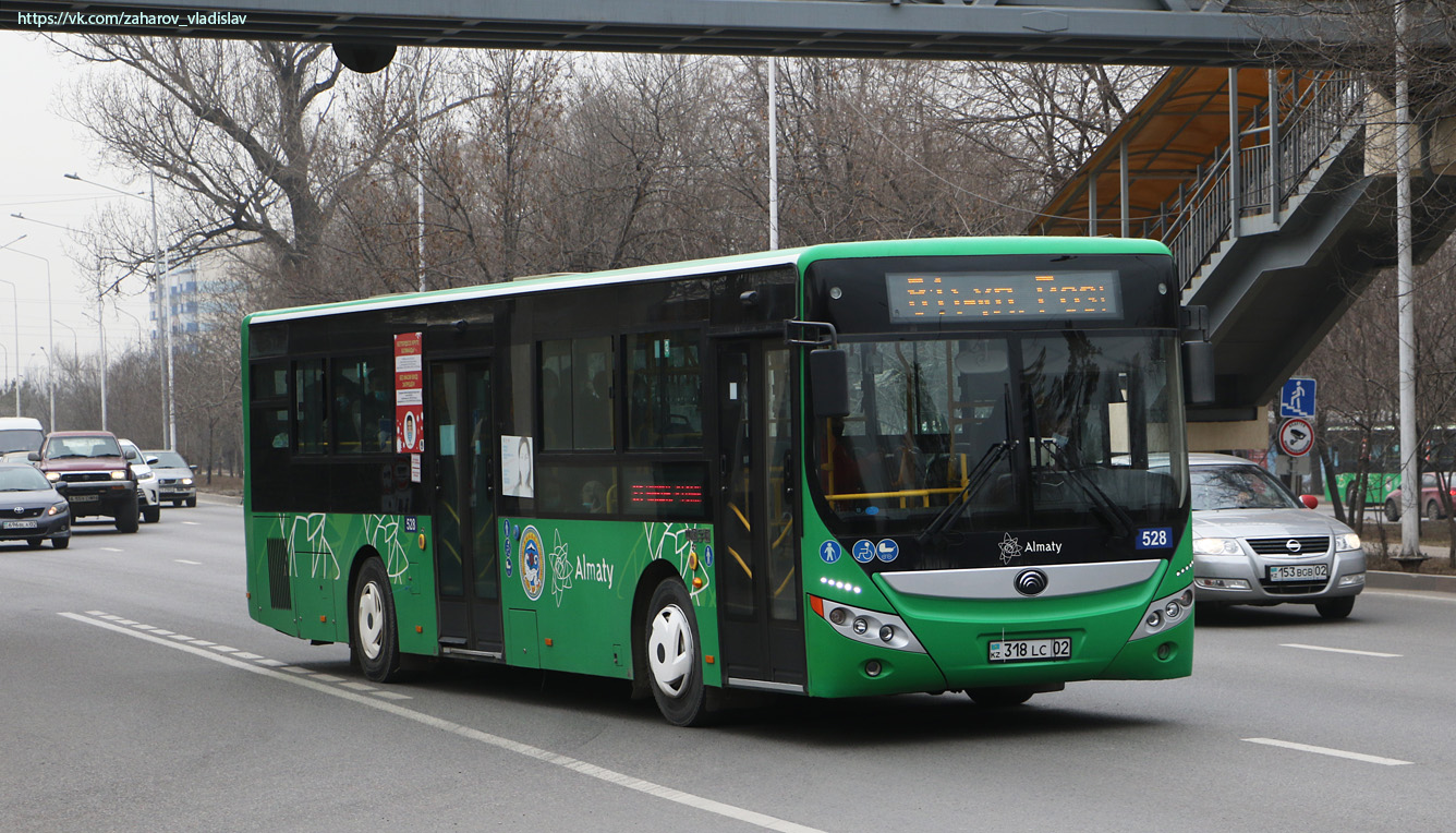Алматы, Yutong ZK6118HGA № 528