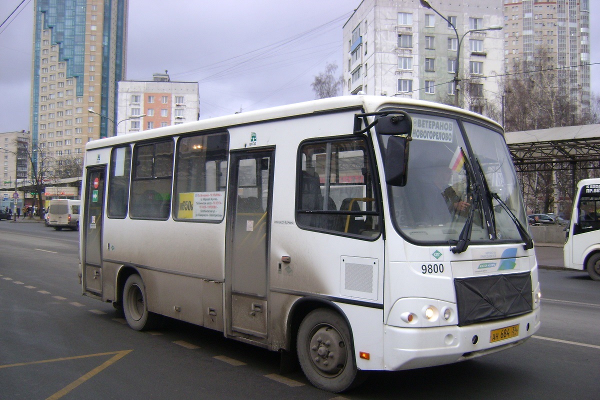 Санкт-Петербург, ПАЗ-320302-11 № 9800