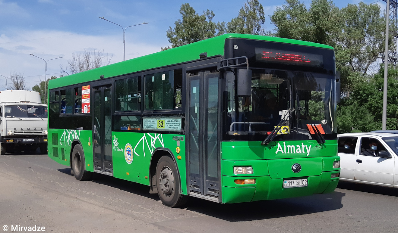 Алматы, Yutong ZK6108HGH № 117 DK 02