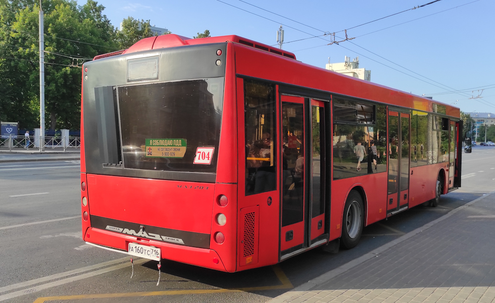 Татарстан, МАЗ-203.069 № 704