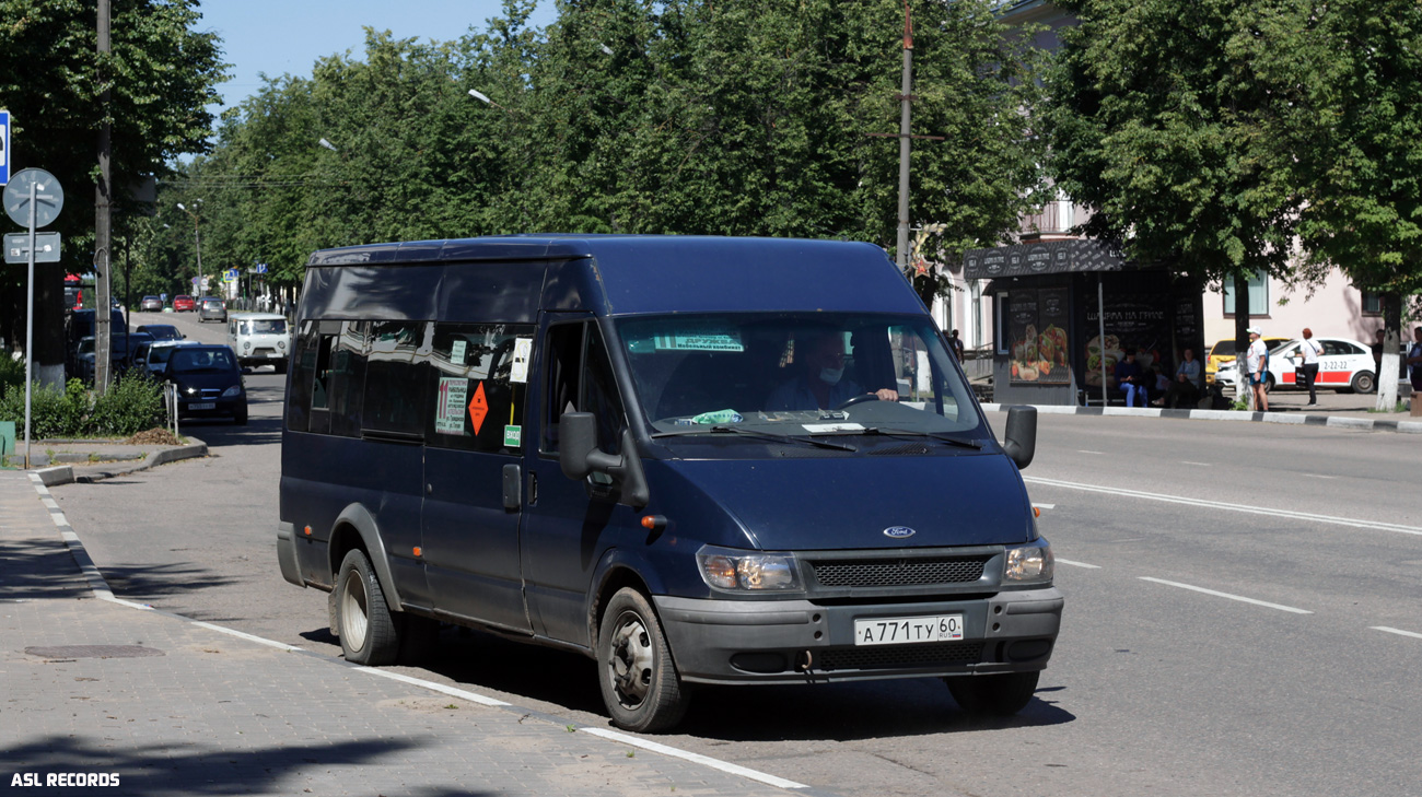 Псковская область, Ford Transit 115T410 № А 771 ТУ 60