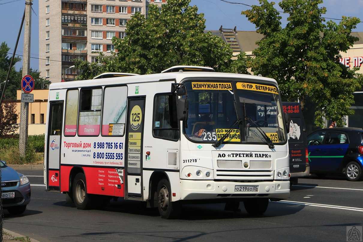 Санкт-Петербург, ПАЗ-320302-11 № О 219 ЕО 05