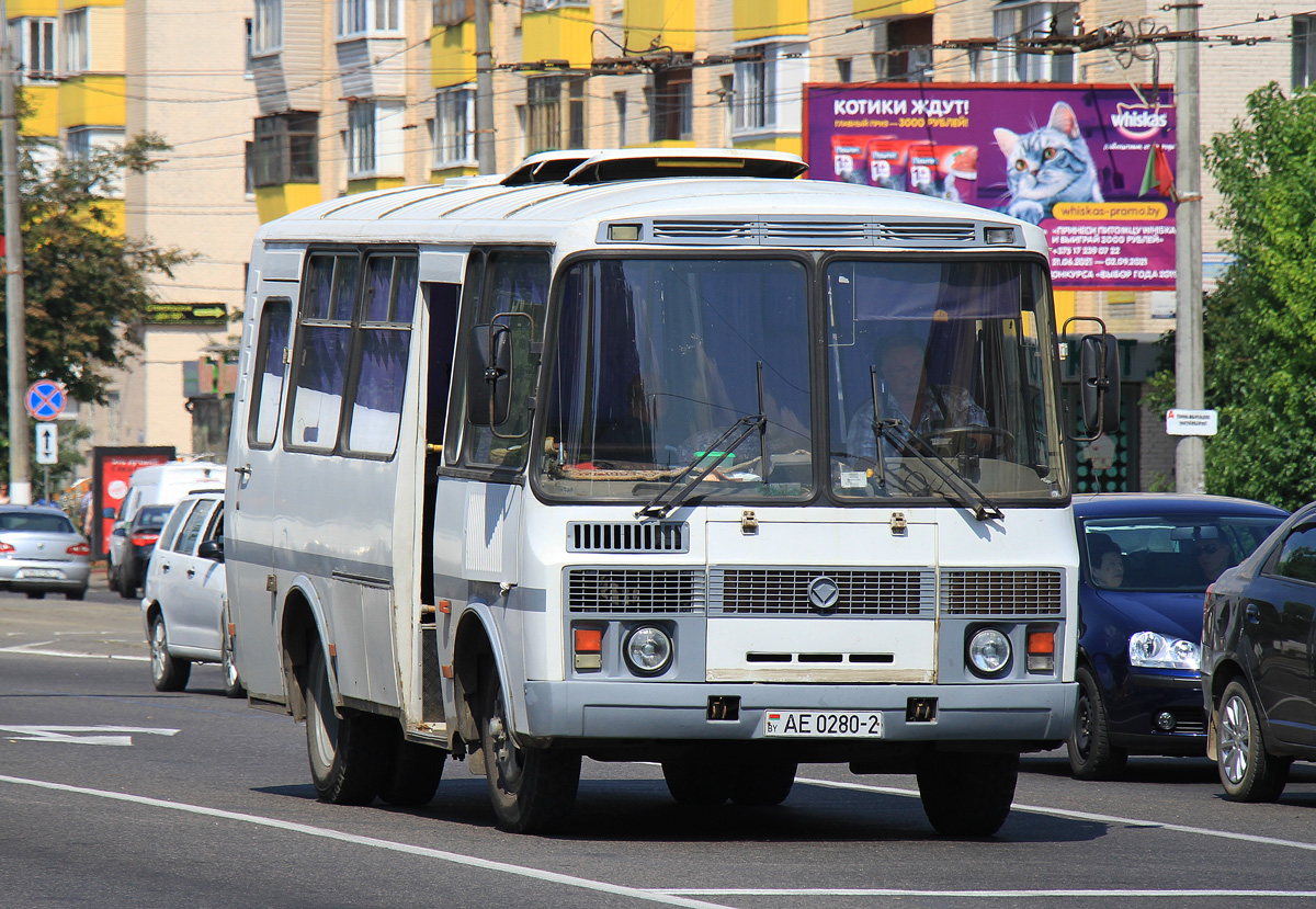 Витебская область, ПАЗ-Р 32053 № АЕ 0280-2