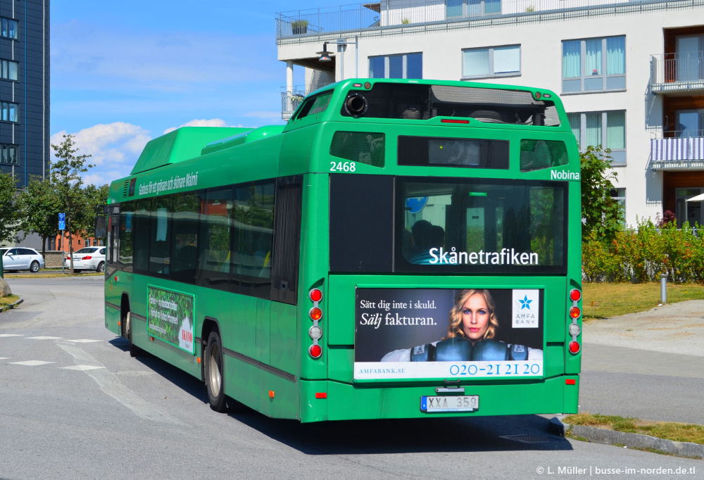 Швеция, Volvo 7700 CNG № 2468