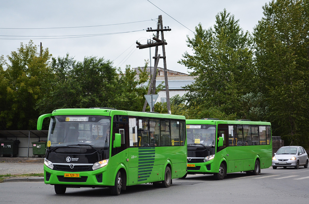 Тюменская область, ПАЗ-320425-04 "Vector Next" № АМ 129 72