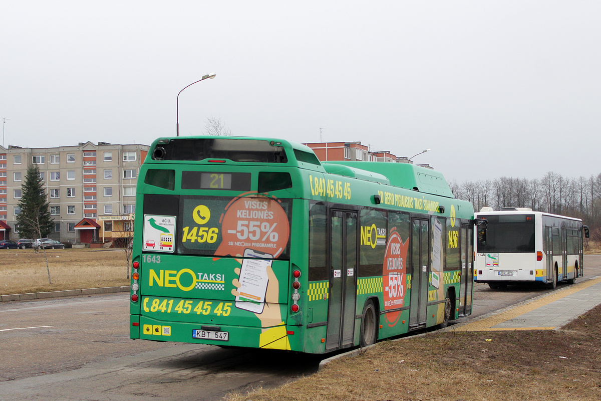 Литва, Volvo 7700 CNG № 1643