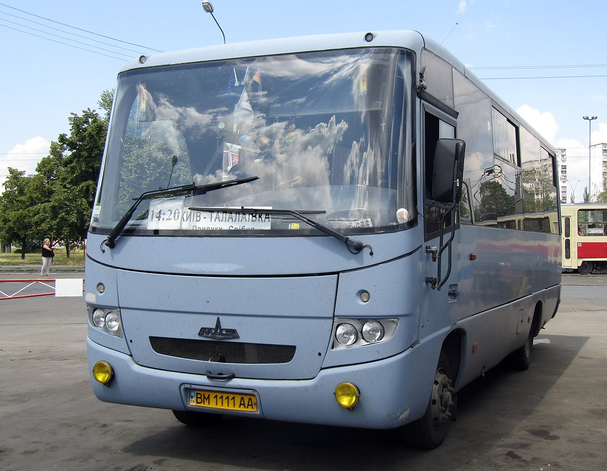 Черниговская область, МАЗ-256.100 № BM 1111 AA