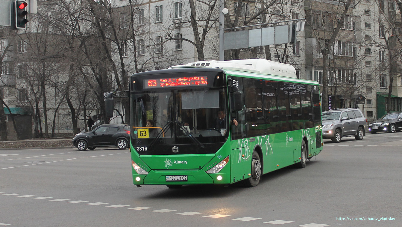 Алматы, Zhong Tong LCK6125HGAN № 3316