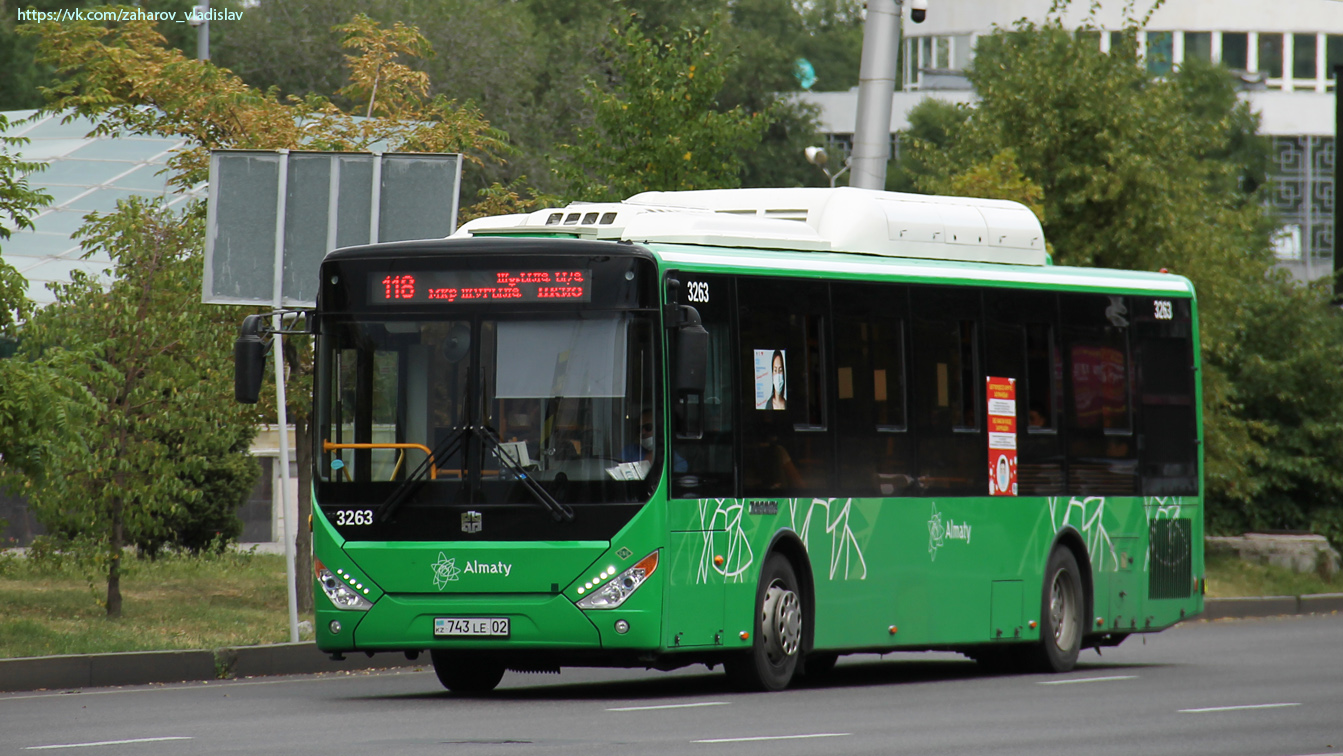Алматы, Zhong Tong LCK6125HGAN № 3263