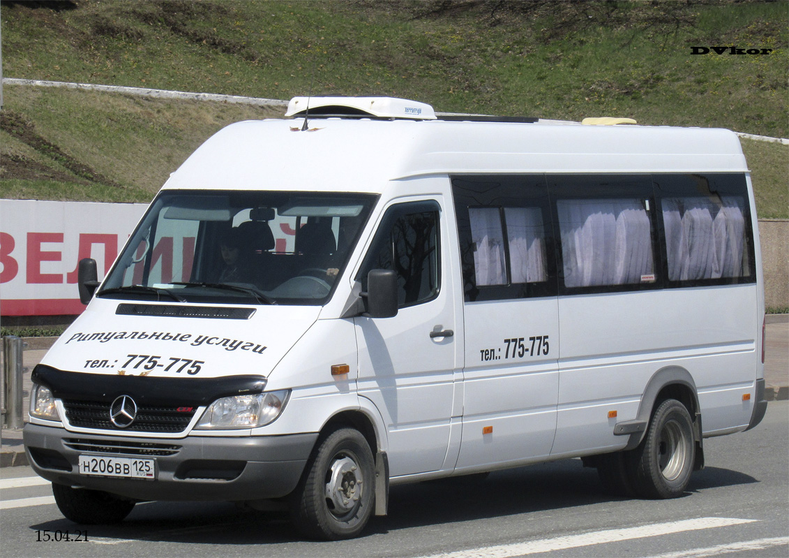 Приморский край, Луидор-223212 (MB Sprinter Classic) № Н 206 ВВ 125