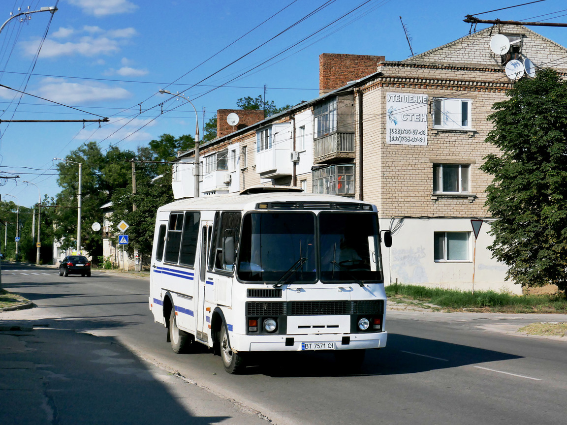Херсонская область, ПАЗ-3205-110 № BT 7571 CI