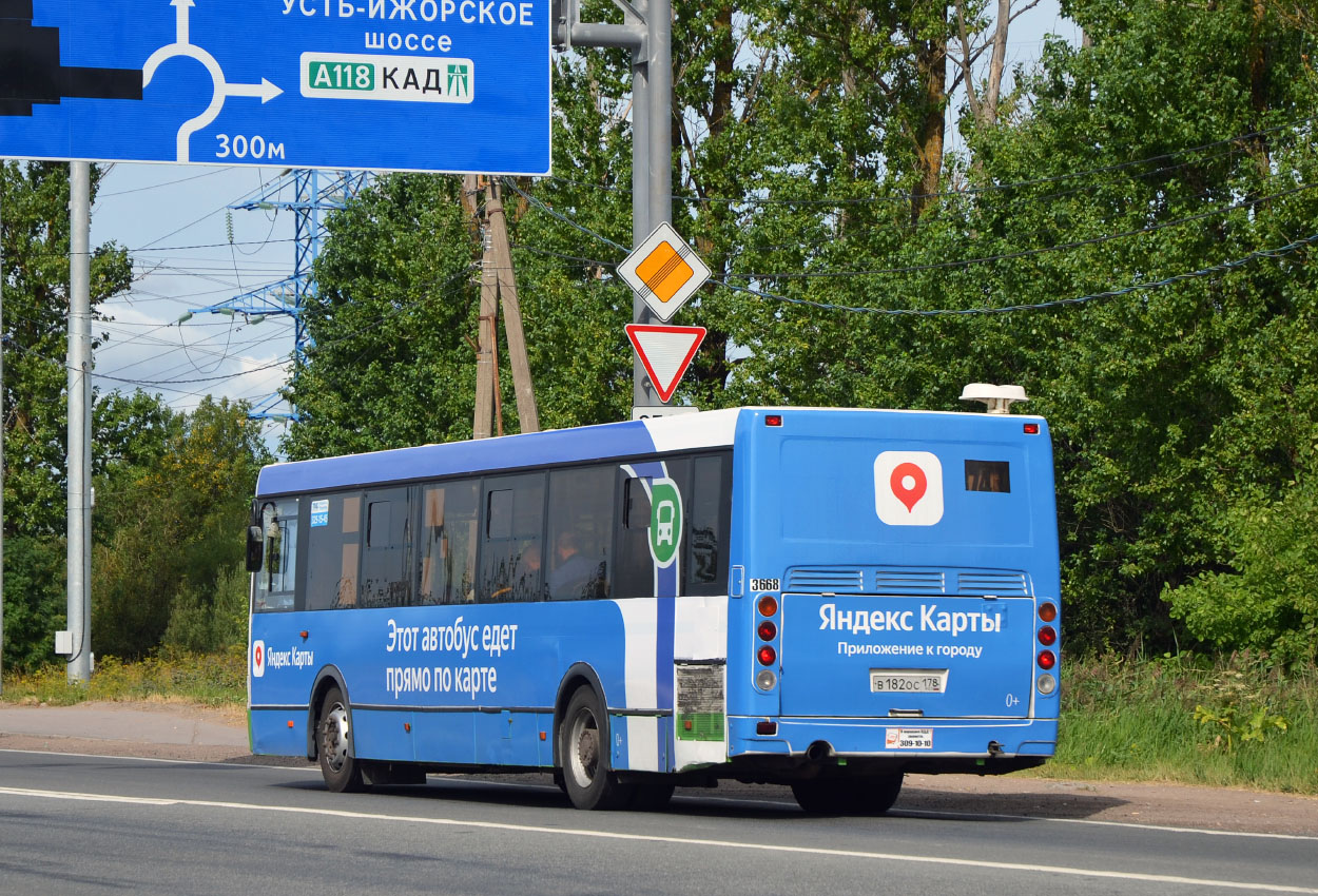 Санкт-Петербург, ЛиАЗ-5293.60 № 3668