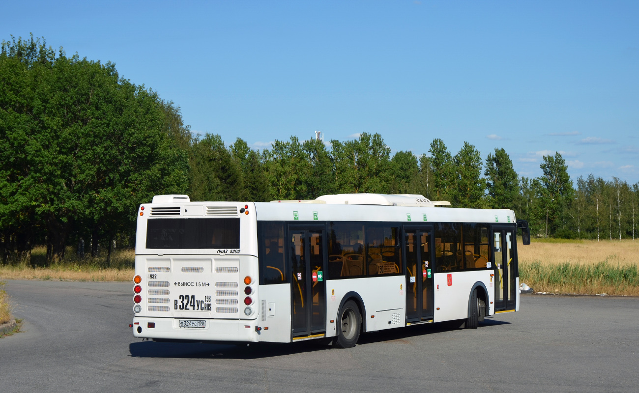 Санкт-Петербург, ЛиАЗ-5292.65 № В 324 УС 198 Санкт-Петербург, ЛиАЗ-5292.65 № В 324 УС 198