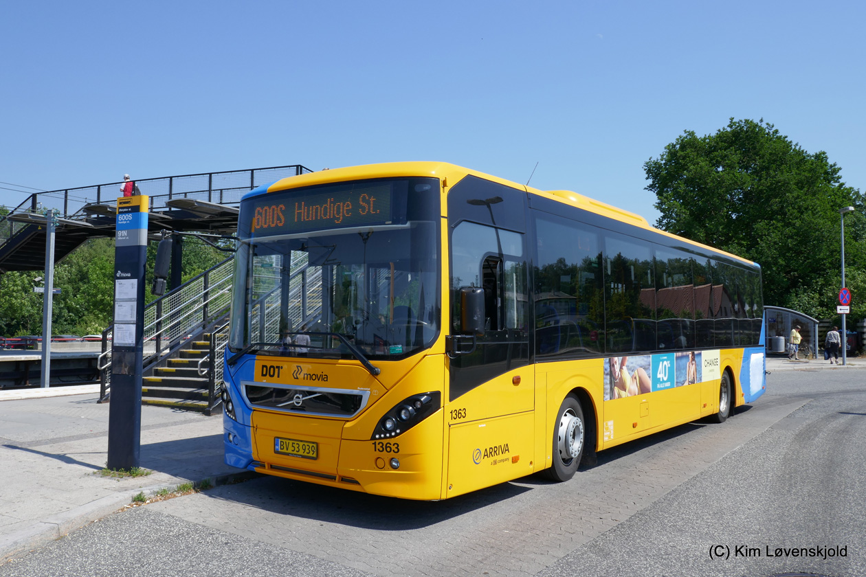 Дания, Volvo 8900LE № 1363