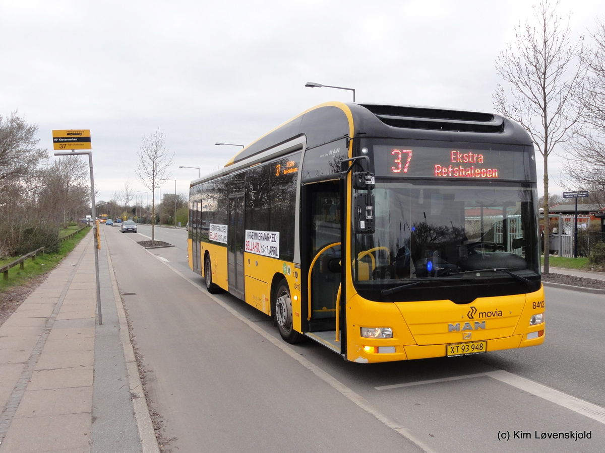 Дания, MAN A37 Lion's City Hybrid NL253 № 8412