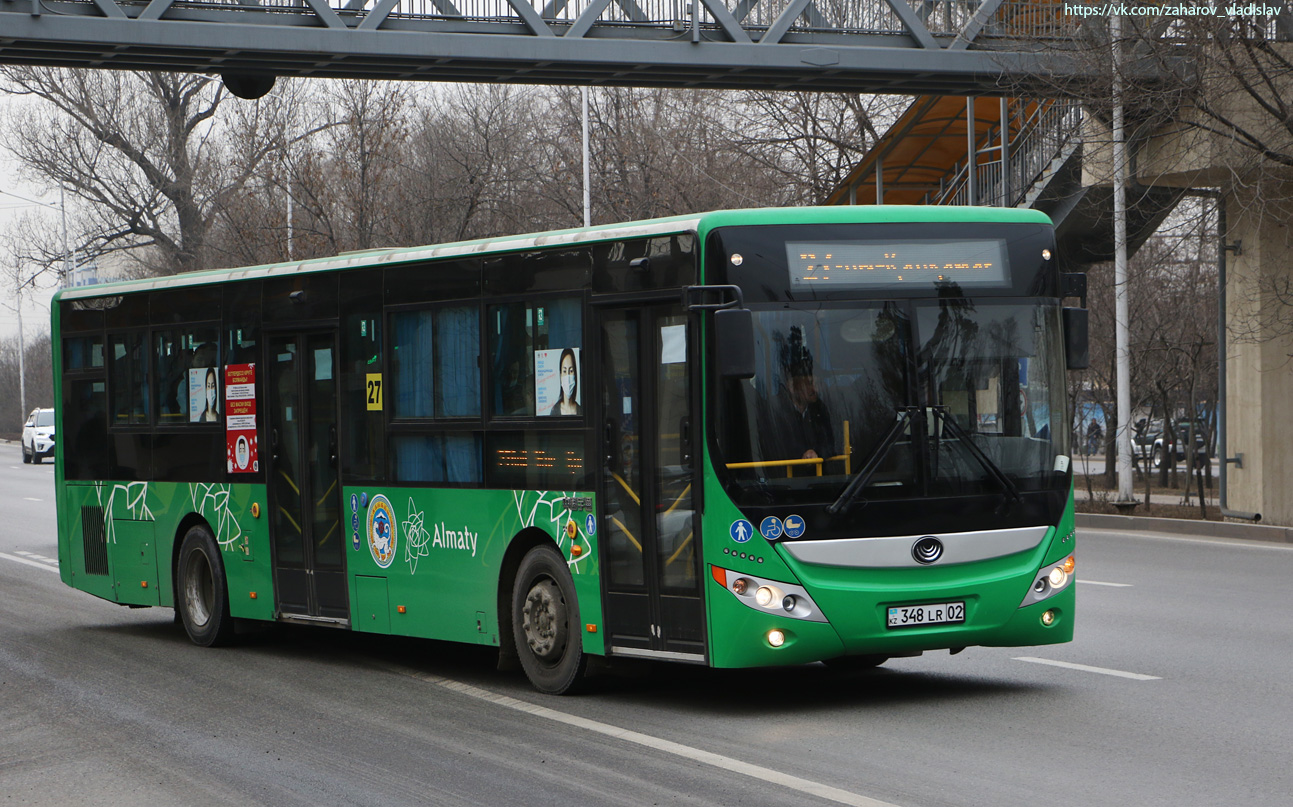 Алматы, Yutong ZK6118HGA № 348 LR 02