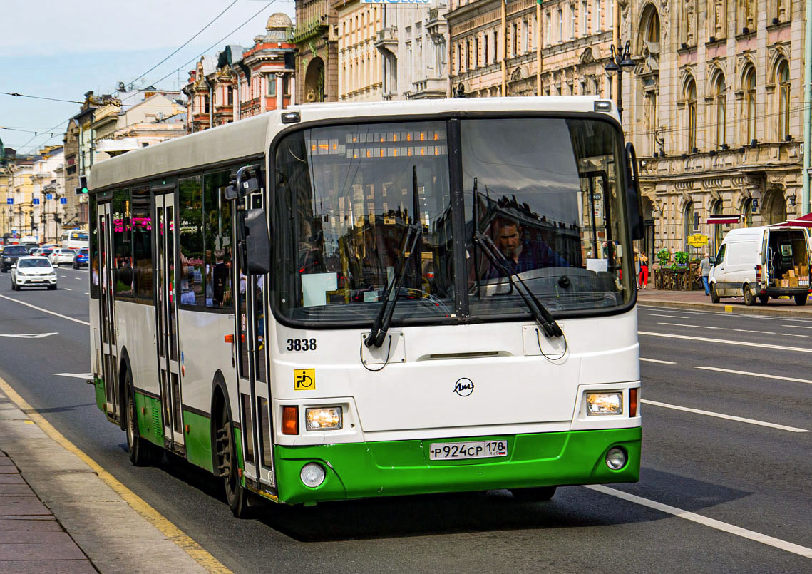 Санкт-Петербург, ЛиАЗ-5293.60 № 3838