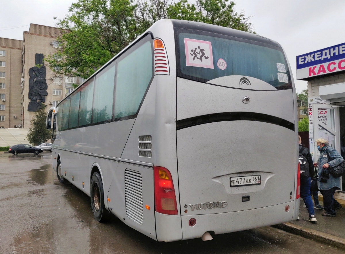 Ростовская область, Yutong ZK6119HA № Е 477 АК 761