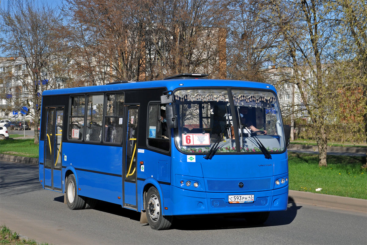 Кировская область, ПАЗ-320414-14 "Вектор" № С 593 РН 43