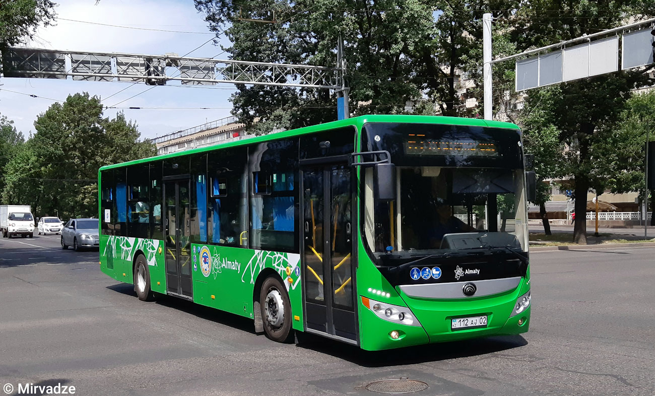 Алматы, Yutong ZK6118HGA (СарыаркаАвтоПром) № 112 AJ 02