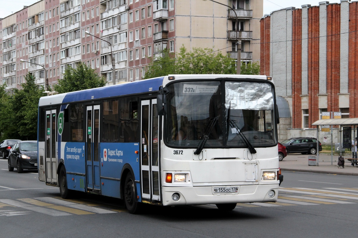 Санкт-Петербург, ЛиАЗ-5293.60 № 3672