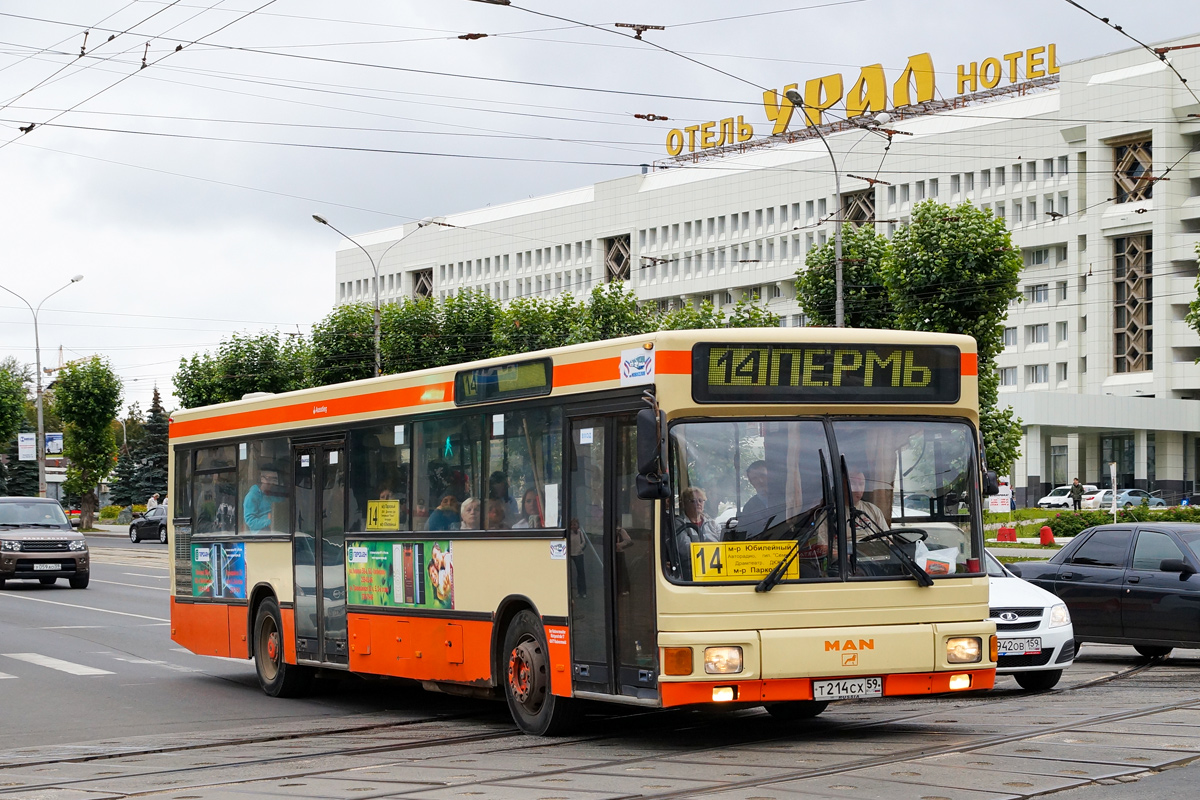 Пермский край, MAN A12 EL252 № Т 214 СХ 59