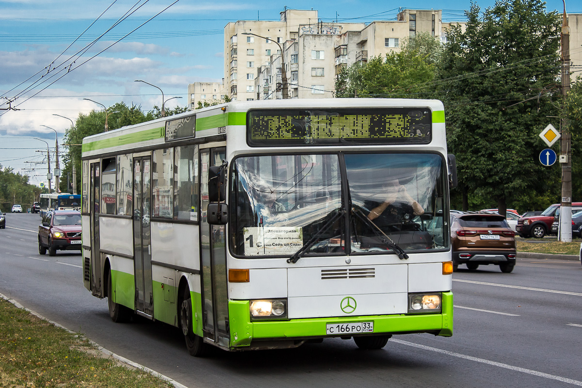 Vladimir region, Mercedes-Benz O405 # С 166 РО 33