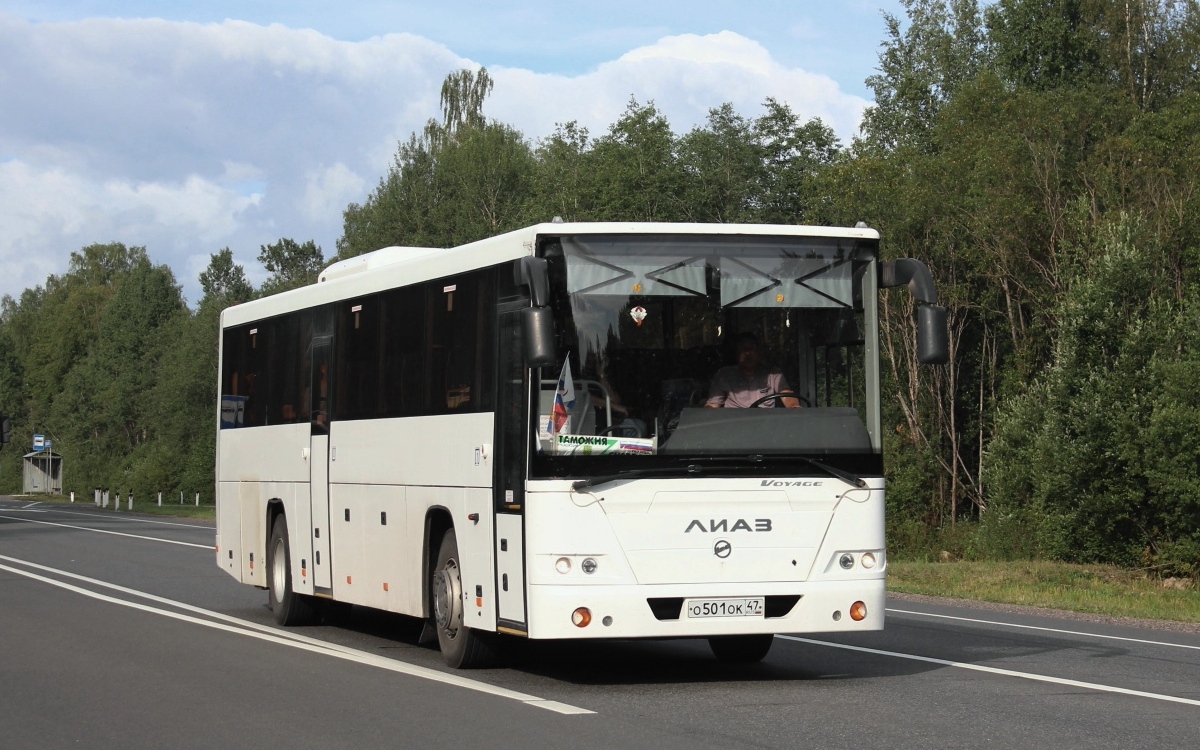 Ленинградская область, ЛиАЗ-525110-10 № О 501 ОК 47