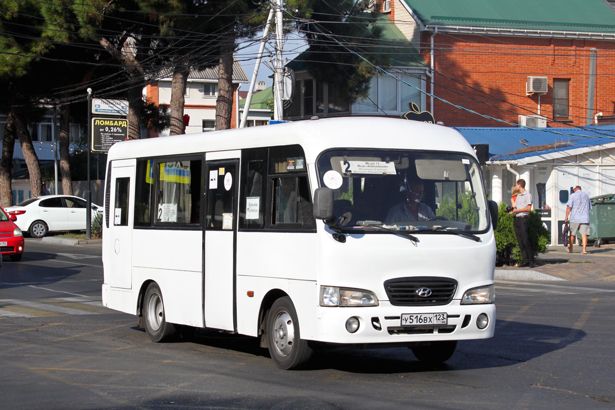Краснодарский край, Hyundai County SWB C06 (РЗГА) № У 516 ВХ 123