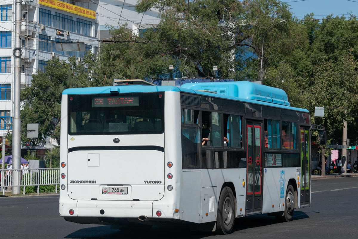 Кыргызстан, Yutong ZK6108HGH № 01 765 AG