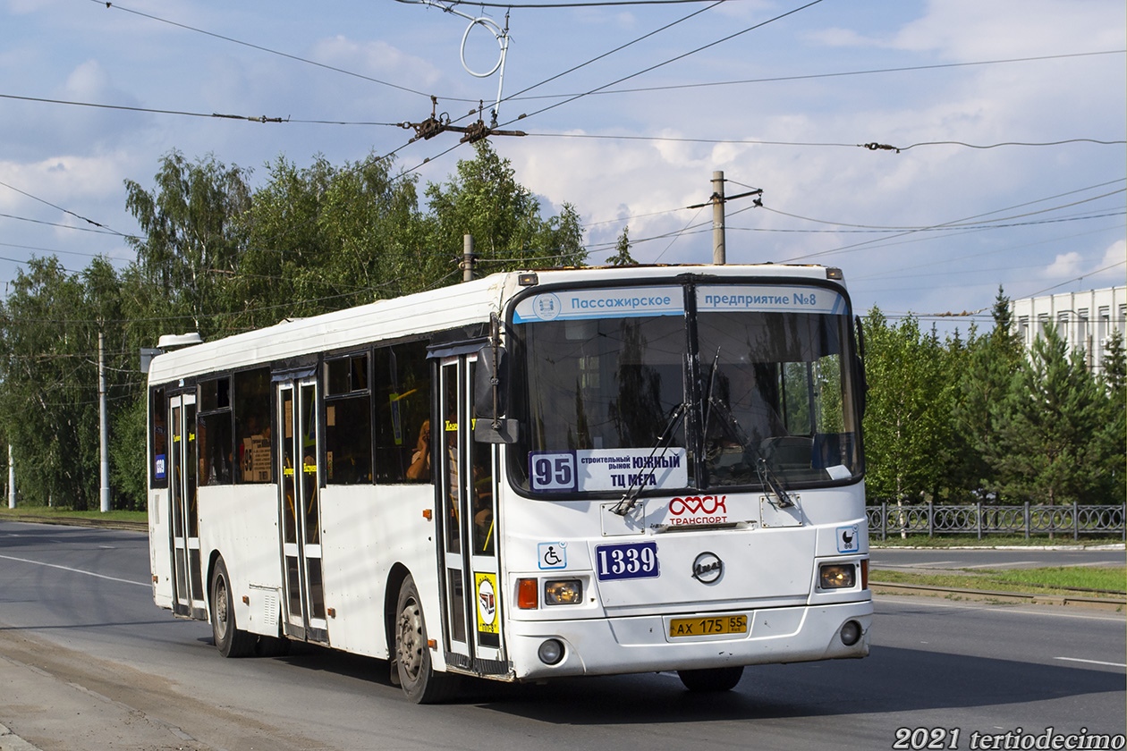 Омская область, ЛиАЗ-5293.00 № 1339