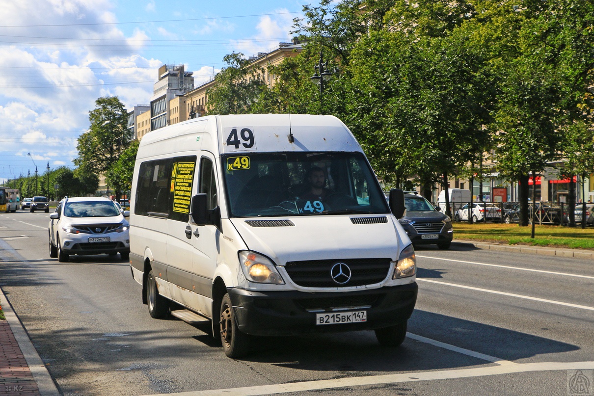 Санкт-Петербург, Луидор-22360C (MB Sprinter) № В 215 ВК 147 Санкт-Петербург, Луидор-22360C (MB Sprinter) № В 215 ВК 147