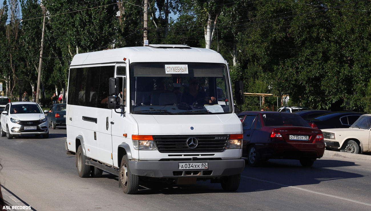 Республика Крым, Mercedes-Benz Vario 615D № А 034 ХК 82