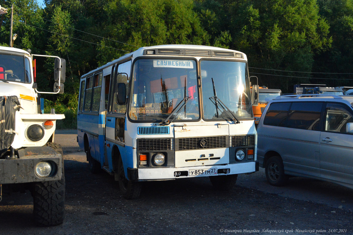 Хабаровский край, ПАЗ-3205-110 № У 853 ТМ 27