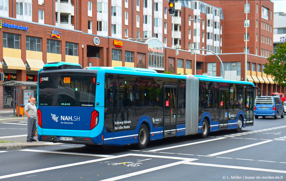 Шлезвиг-Гольштейн, MAN 18C Lion's City 18 NG360 EfficientHybrid № 21402