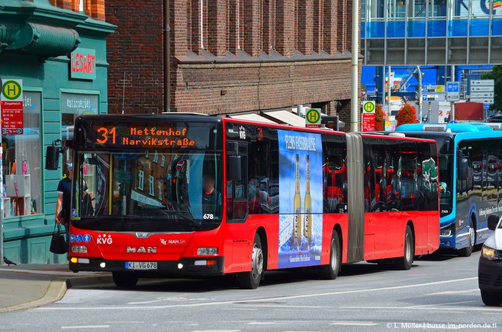 Шлезвиг-Гольштейн, MAN A40 Lion's City GL NG363 № 678