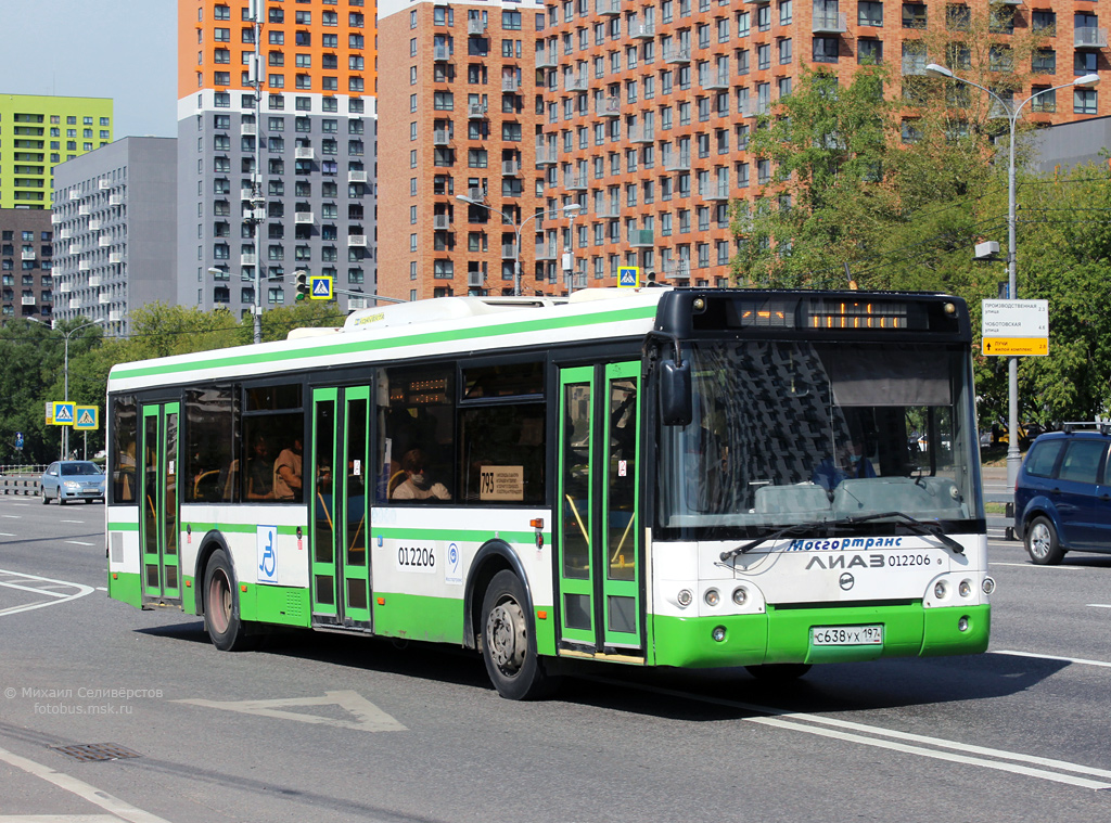 Москва, ЛиАЗ-5292.22 (2-2-2) № 012206