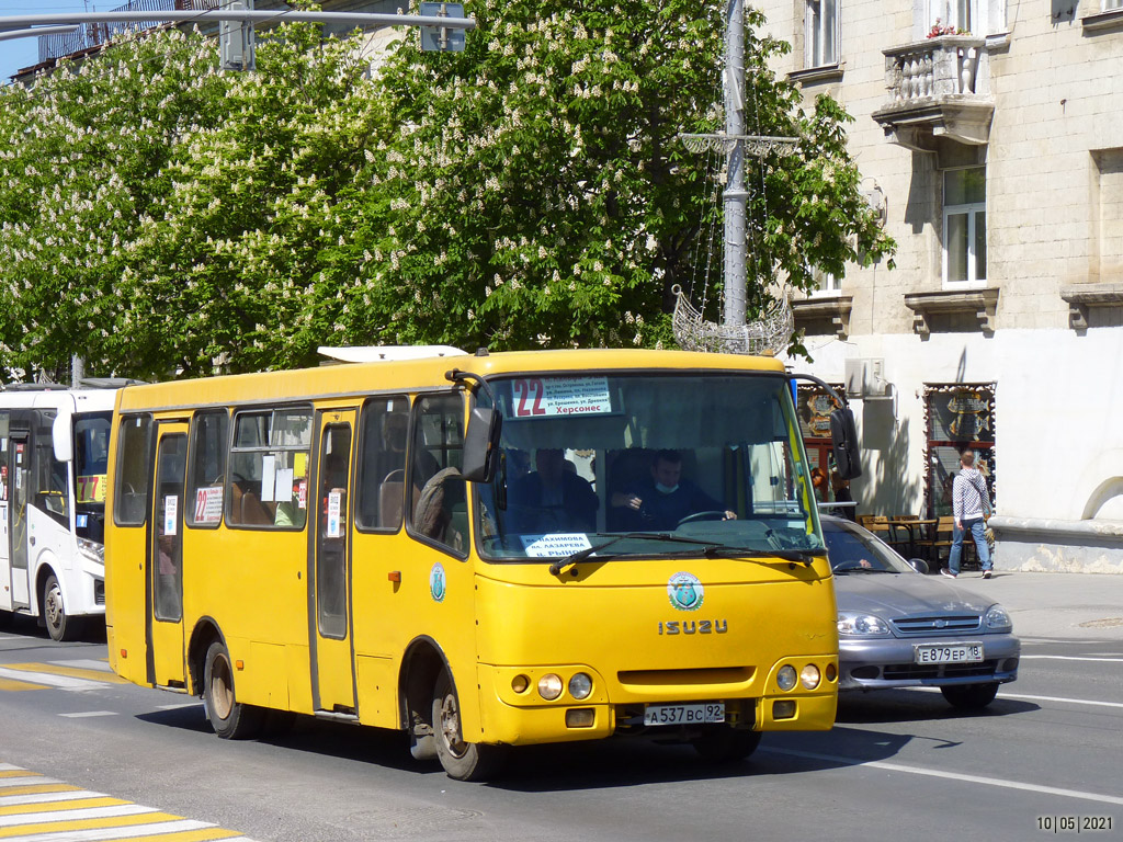 Севастополь, Богдан А092 (Y99-C39) № А 537 ВС 92