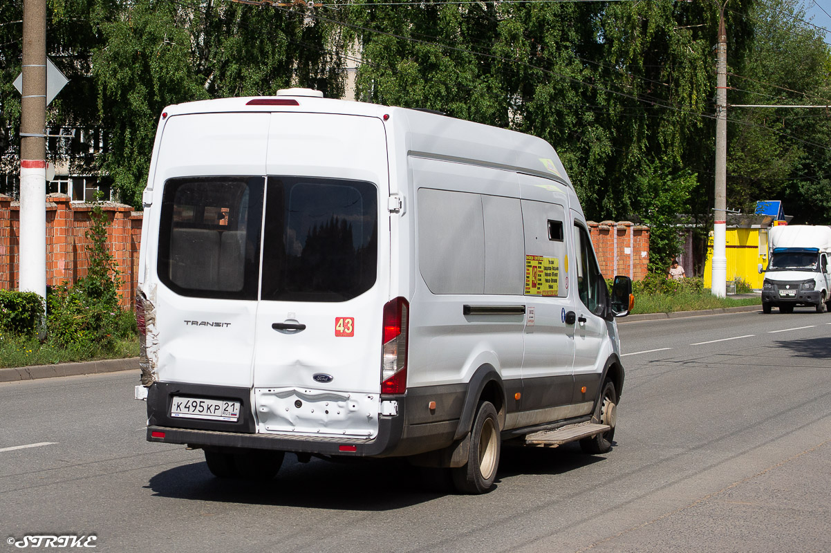 Чувашия, Ford Transit FBD [RUS] (Z6F.ESG.) № К 495 КР 21