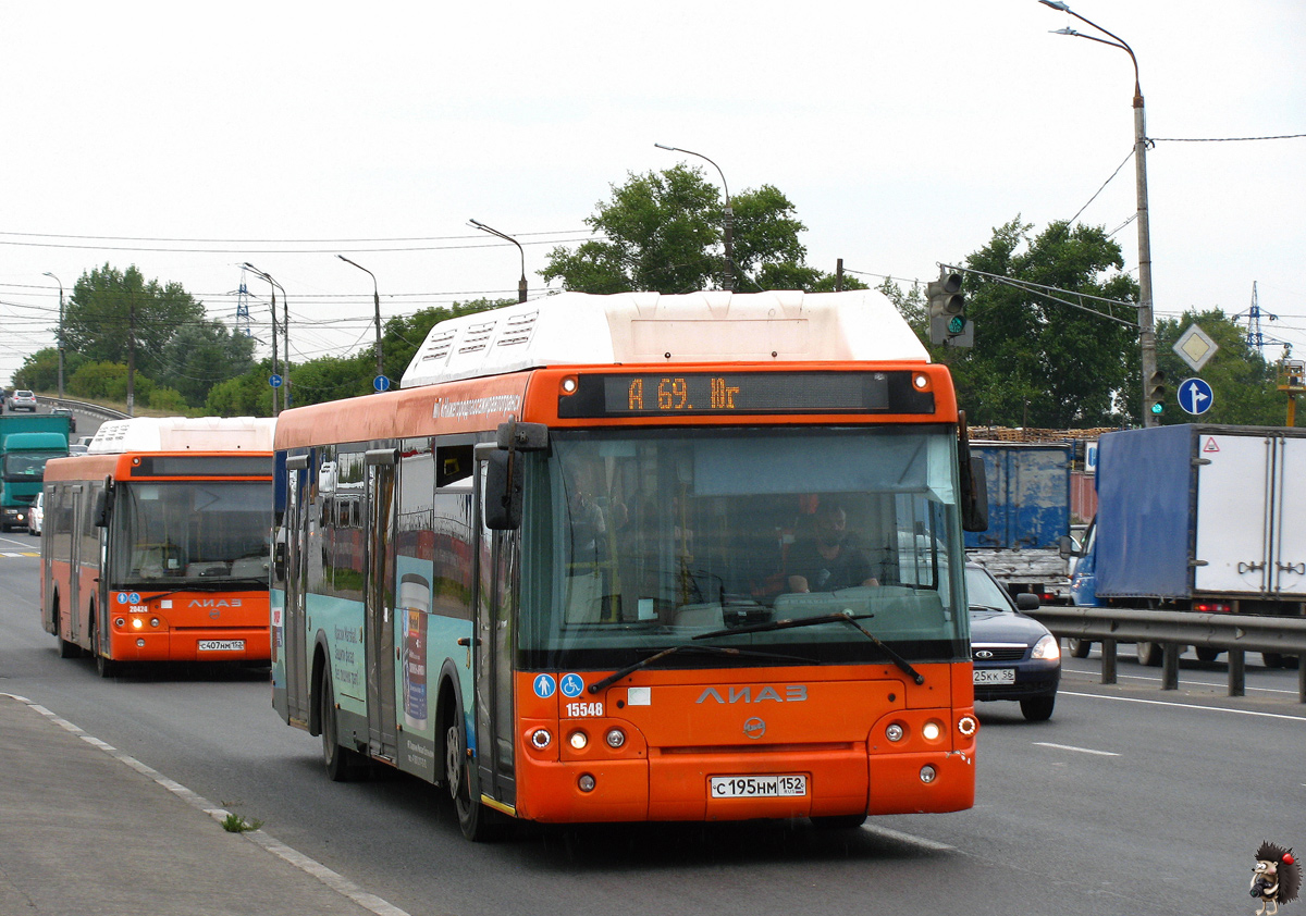 Нижегородская область, ЛиАЗ-5292.67 (CNG) № 15548