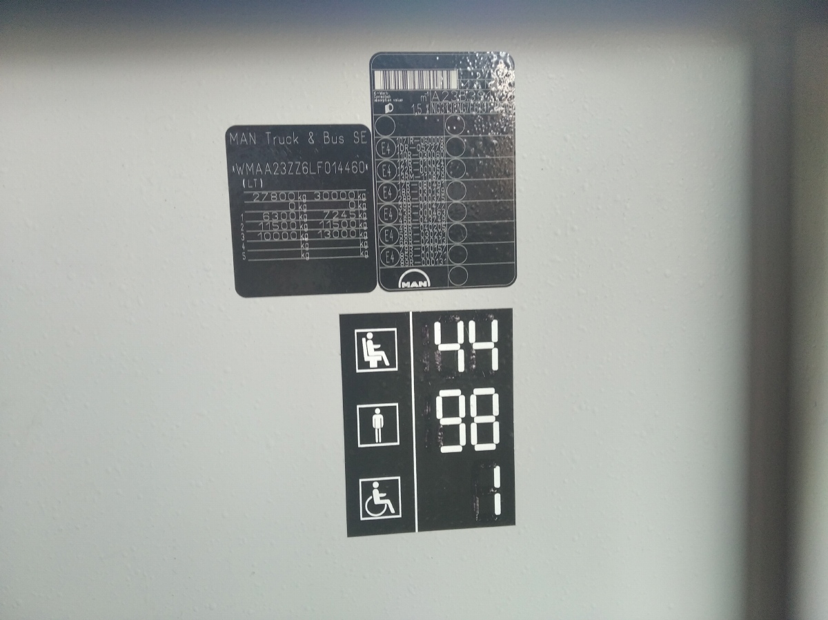 Литва, MAN A23 Lion's City G NG313 CNG № 4180 Литва, MAN A23 Lion's City G NG313 CNG № 4180