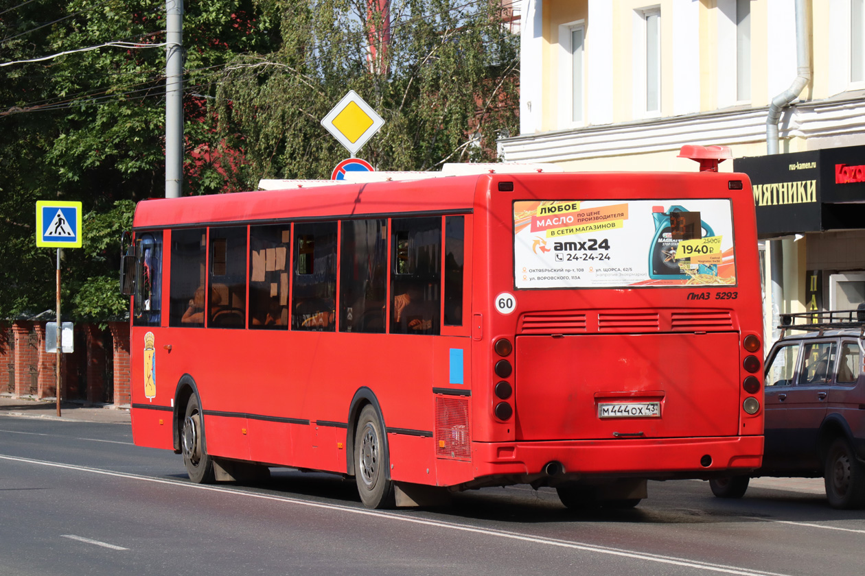 Кировская область, ЛиАЗ-5293.54 № М 444 ОХ 43