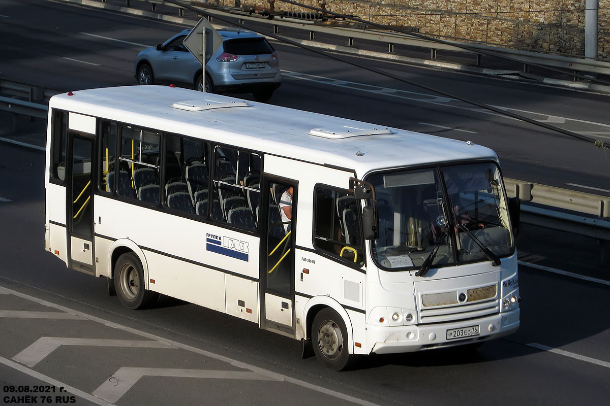 Ярославская область, ПАЗ-320412-05 № Р 203 ЕО 76